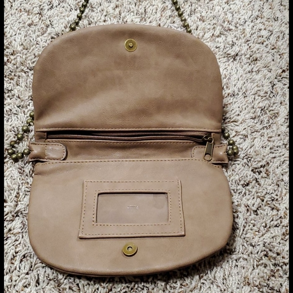 Crossbody Stenciled Handbag NWOT - Picture 5 of 7